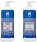 Valquer Pack Color y Brillo, Champú y Mascarilla Efecto Frío con Extracto de Germen de trigo. Revitaliza y Potencia el Cabello Teñido proporcionando Brillo y Suavidad. Vegano. 1L + 975 ml