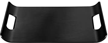 blomus Tablett WILO | Hartholz | Farbe Schwarz | Größe S | L36xB25xH3cm | Zeitloses Design | Serviertablett für Küche, Deko & Getränke