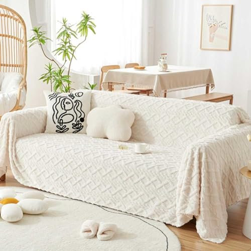 MTHGH Sofaüberwurf Decke Ecksofa L Form XXL Samt rutschfest Decke Sofa Decken Für Sofa Sofadecke Couch Überwurf Thermo Sofadecke Tagesdecke, J-180x300cm