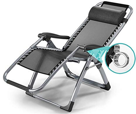 LFNXOVXF Robuste, zusammenklappbare Schwerelosigkeitsstühle, Liegestuhl, Strandliegestühle, Sonnenliegen, Liegestühle, Liegestühle, Liegestuhl, Strandterrasse, Garten, Camping, Su