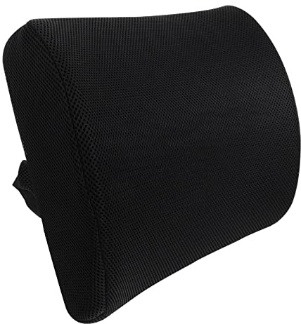 GETAJGHSD Cojín De Espalda Transpirable De Espuma Viscoelástica, Tamaño Único, Soporte Lumbar Ergonómico, Funda Desmontable y Lavable, Adecuado para Oficina y Asiento De Coche