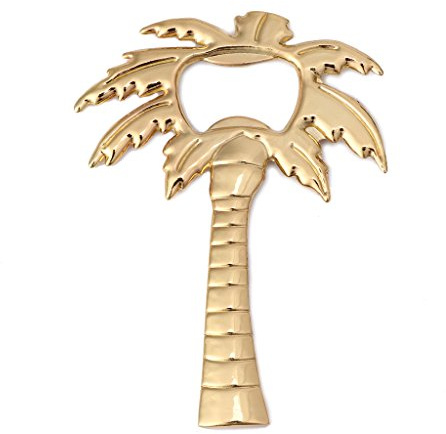 Goldener Flaschenöffner für Palmen, für Hochzeit, Party, Geschenk