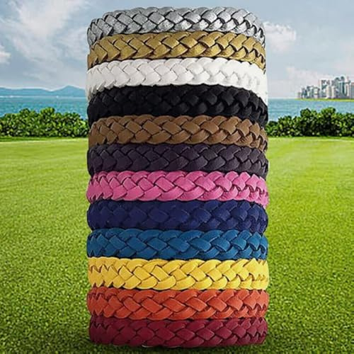12 Natural Mosquito Repellent Bracelets – Adjustable & DEET-Free – Long-Lasting Bug Protection – Safe for Kids & Adults – Outdoor & Travel Use