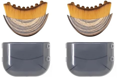 2 Pcs Lymphatic Drainage Brush, Lymphatic Contour Face Brush,