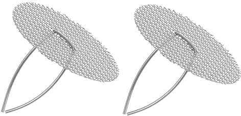 Sosoport 2piezas Filtro de Tetera Morada Colador de Té de Malla Fina de Acero Inoxidable Inserto para Vertedor para Tetera para Ceremonias de Té Pu-erh Chino