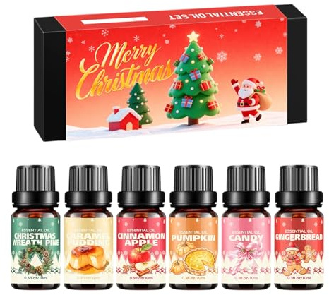 De Fragancia Para Difusor - 6 Piezas De Jabón Navideño - tizado Navideño,Para Masaje Corporal Fiestas De Invierno Sala De Estar Baño Meditación Spa Yoga