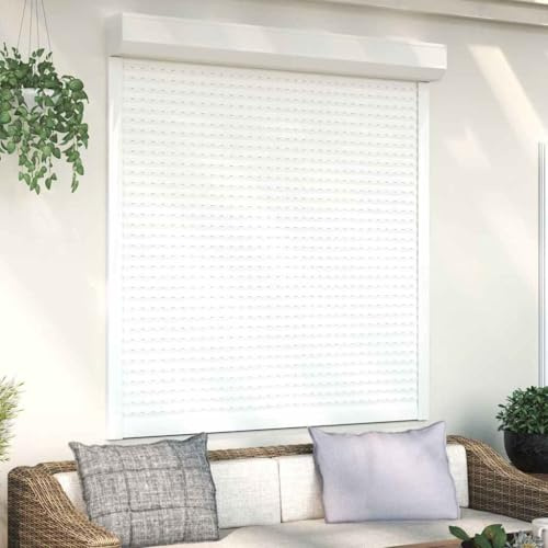 Generico Tapparella Avvolgibile in Alluminio 140x150 cm Bianca,Bianco,10.96kg,144974