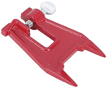Aoresac Chainsaw Stump Vise Sharpener Tool Clamp, Portable Chain Saw Guide Bar File Sharpening Fixture with Dual Points for Chainsaws, Great for Field Use