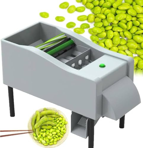 HaiZethonic Máquina Descascaradora Eléctrica Guisantes,Peladora Automática para Frijoles Guisantes,Descascarado Alta Eficiencia,Molde Inyección,Abs Antidesgaste/Envejecimiento