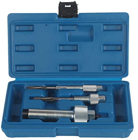 WIHFHGZ Set Estrattore e Maschi Candelette, Utensile Riparazione Auto, Acciaio - Rimozione Rapida Candelette Ostinate, Maschi 8 / 10mm, Per