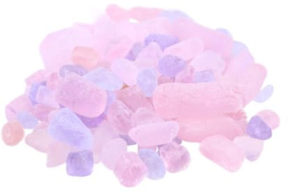 ELEOUTI Gravier Roulé Naturel en Pierre Rose pour Aquarium et Décoration, Surface Lisse et Forme Irrégulière, pour Aquarium Poisson et Bricolage la Maison
