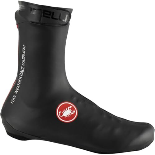 Castelli Pioggia 3 Shoecover, Copriscarpe Ciclismo Unisex – Adulto, Black, XL