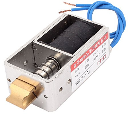 sourcing map Gegentakt-Typ DIY DC Elektromagnet Magnet Hubmagnet 10mm 40N | DC 24V, 1, 5A, DE DE