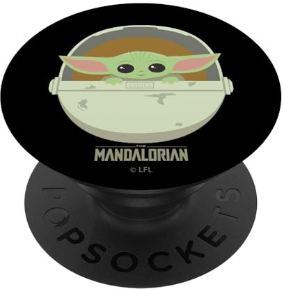 PopSockets Star Wars The Mandalorian The Child Cute Bassinet Cartoon PopSockets Grip and Stand for Phones and Tablets