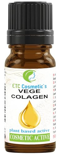 VEGE-COLLAGEN - 10 ml (vegetal collagen) - Verwendung als Inhaltsstoff für kosmetische Formulierungen: Cremes, Lotionen, Toner, wässrige Seren, Gele, Mascara, Haarsprays, Gele und Styling-Lösungen