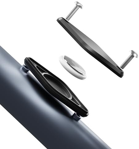 GRAPID Fahrradhalterung für Apple AirTag Fahrrad Halterung - Universeller Halter - Tracker für Diebstahlschutz - Zubehör Hülle - Sicherheitsschrauben - Spritzwassergeschützt