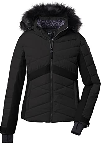 Killtec Damen Ksw 210 Wmn Ski Qltd Jckt Skijacke/Jacke in Daunenoptik mit abzippbarer Kapuze und Schneefang