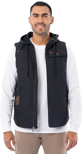 Wrangler Riggs Workwear Men's Duck Work Vest, Navy, X-Large