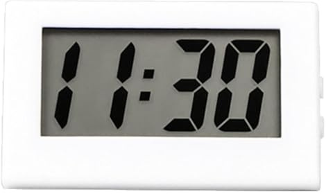 Sveglia digitale – Orologio da tavolo a LED, orologio da tavolo moderno | Orologio digitale con caricatore USB, rotazione automatica grande display funzione snooze, luminosità regolabile per ufficio,