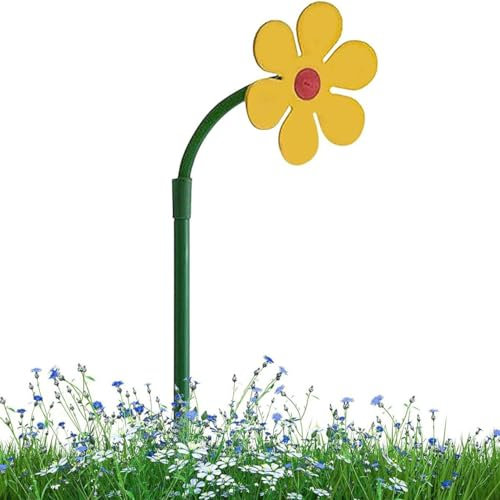 Wassersprinkler mit verrückten tanzenden Blumen, lustiger Sprinkler mit tanzenden Sonnenblumen und Gänseblümchen, tanzender verrückter Sprinkler mit Sonnenblumenpfahl, Bewässerungswerkzeug for den Gar