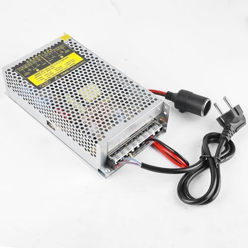 Bloc d'alimentation à découpage 12 V 20 A - Adaptateur secteur pour voiture AC 240 V CC 12 V 20 A 240 W - Transformateur de tension de voiture - Bloc d'alimentation à découpage pour glacière de