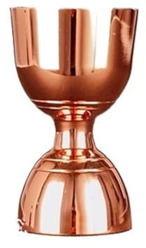 30/60ml Measuring Cup Tools Bar Measure Cocktail Jigger Slim Waist Cocktail Jigger Practicality(Copper)