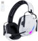 Vakedy HW12 Wireless Gaming Headset with Mic 2.4GHz Bluetooth Gaming Headphones Wireless of Duty/FPS Gamers,50Hr Battery Life Gamer Headset for PS5, PS4, PC, Switch, Mac,Low Latency,Lightweigh(White)