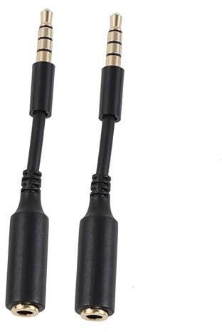 CAXUSD Cavo di Prolunga Audio Stereo da 3,5 Mm Maschio A Femmina di Estensione per Auricolari per Telefono Tablet Lettore Multimediale
