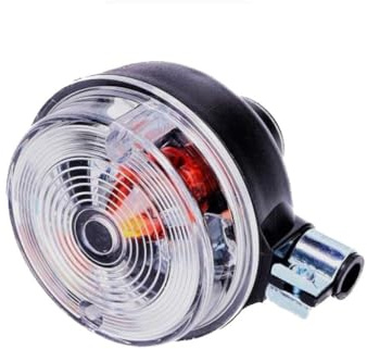 Blinker Klar Hinten E-Geprüft kompatibel mit Simson S50, S51, S53, SR50, MZ ETZ, TS 150 – Klarglas & schwarzes Gehäuse