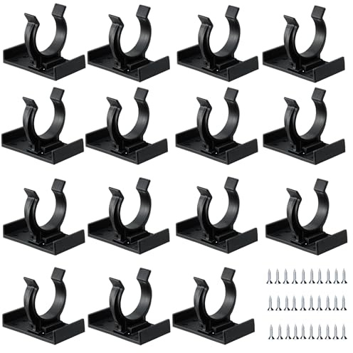 XIYING 15 Pcs Kitchen Plinth Clips, Kickboard Clips, Kick Board Plinth with Attaching Bracket with 30 Screws for Secure Kickboard Installation