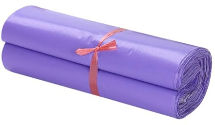 Gatuida 100stücke Verstärkte Wasserdichte Versandbeutel für Express-verpackungen Robuste Öko-beutel mit Selbstklebendem Verschlussband für Lange und Kurze Strecken Lila