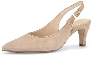 Gabor Slingpumps, dampumps, måttlig multibredd (G), Sand 14, 37.5 EU