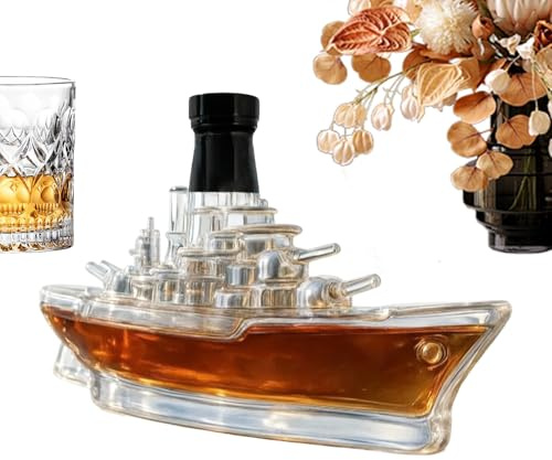 Tanakeji Récipient pour spiritueux - 350 ml - Boîte de rangement vide - Décanteur - Pour la maison, fête d'anniversaire, mariage, collection personnelle