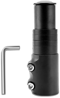 EYERIYO Rialzo manubrio per bicicletta, 28,6 mm, per mountain bike, con chiave esagonale, manubrio per mountain bike, bici da corsa, bici da città, e-bike