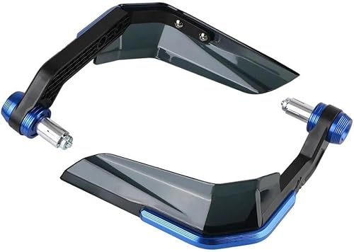 Motorrad Winddicht Lenker Handschutz Protektoren für Honda Forza 125 2015-2023, Bremse Kupplungshebel Schutz Modifikation Schutzausrüstung,A Blue