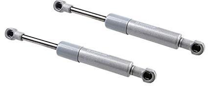Klappenbeschlag Ersatz-Gasdruckfeder 200 N für Kesseböhmer Klappen Lift-Beschlag | Kompressionsfedern mit 3 Jahre Garantie | Länge 210mm | Gasdruck-Dämpfer KOMPLETT SET | 2 Stück - Federn