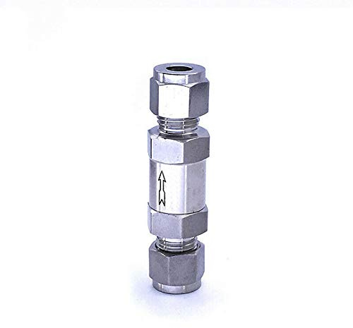 Valve anti-retour Senrise en acier inoxydable pour essence et diesel (diamètre de 10 mm)