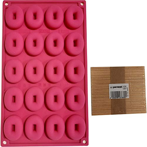 Pavoni Stampo in silicone Rainbox Stick Donut Lollie