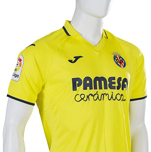 Villarreal CF Offizielles Match-Shirt Erste Ausstattung 22/23, Kurze Arme, Unisex, Gelb, L