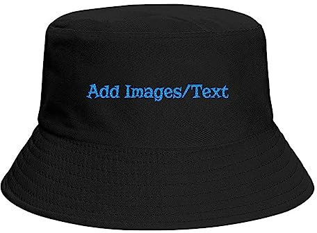 personalisierter Fischerhut Add Images Text Fischermütze für Männer Frauen Geburtstagsgeschenke