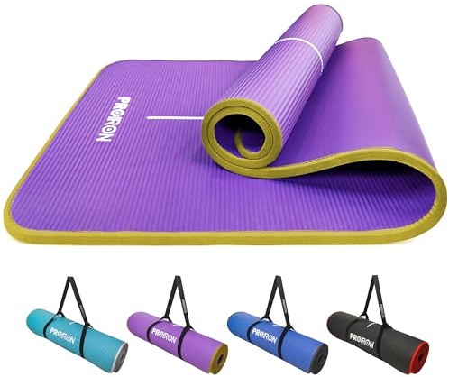 PROIRON Esterilla Yoga Gruesa - Colchoneta Antideslizante NBR para Pilates Ejercicios Fitness Gimnasia Estiramientos