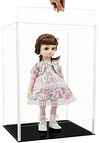 Tingacraft Acrílico Vitrina Cristal Caja (37 x 30 x 51 cm) para 50cm Figura 1/4 - Metacrilato Expositor para Coleccionables