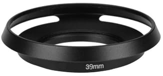 Paraluce in metallo da 39 mm per obiettivo compatibile con Leica E39, obiettivo M 50 mm f/2, obiettivo M 35 mm f/2
