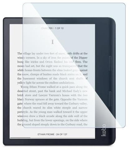 KARYLAX - Flexible Glass Screen Protector, 9H Hardness, Anti-Scratch, Protective Film Compatible with Kobo Sage E-Book Reader 8 Inch