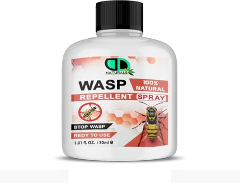 Wasp Repellent - 100% Natural, Multi-Insect Protection, Prevents Nest Building, Fast-Acting, Easy Application, Long-Lasting Protection, Eco-Friendly, Protect Your Home & Garden (30ml)