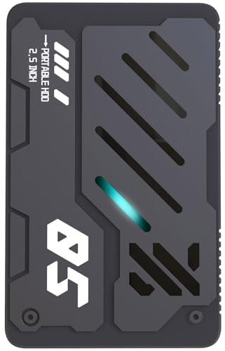 Disque dur externe USB 3.0 fin 2,5 avec option de stockage externe SSD 160 G/250 G/320 G/500 G/750 G/1 To avec résistance aux chocs