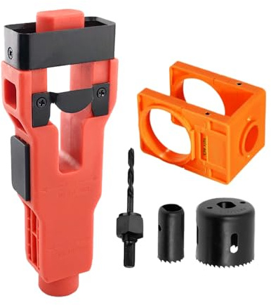 Zuasdvnk Kit d'installation de pêne dormant, outil de loquet de porte précis | Pièces de rechange pour fenêtre à goujons, garage, magasin, entrée, balcon, bibliothèque, armoire avant