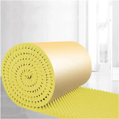 Noise Insulation Soundproofing Foam, 7cm Thick Self-Adhesive Egg Crate Sound Proof Acoustic Foam Panels, Easy To Cutting Acoustic Boards 30m(Yellow)