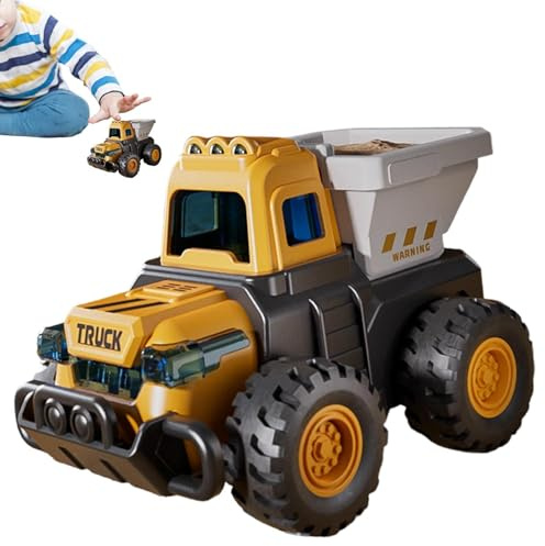 Construction Trucks for Kids - Sandbox Cars Excavator with Movable Joints | Construction Vehicles for Kids - for Preschools Playrooms Daycare Sandbox Play Outdoor Party Birthday Boys Girls