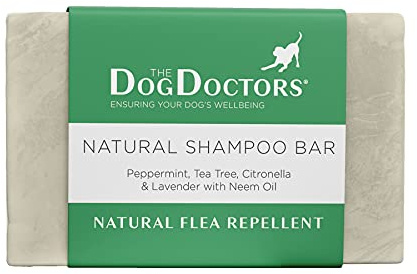 The Dog Doctors Tea Tree & Neem Oil Shampoo Bar 100% Natural Handmade In The Peak District UK
